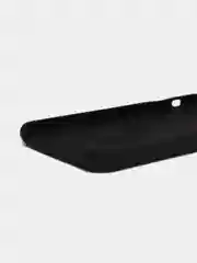 Черный чехол для iPhone XR, 11, 12, 13, 14, Pro, Pro Max, силиконовый, с логотипом
