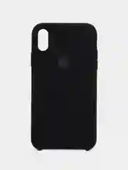 Черный чехол для iPhone XR, 11, 12, 13, 14, Pro, Pro Max, силиконовый, с логотипом