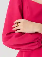 Черный кольцо акриловое
