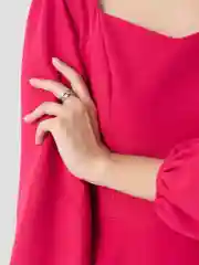 Серебряный кольцо "Мятая фольга"