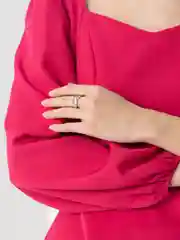 Серебряный кольцо "Мятая фольга"