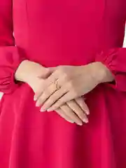 Золотой кольцо "Очки"