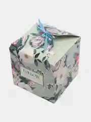 Лазурный коробка подарочная, складная