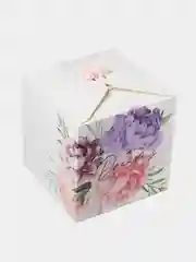 Лавандовый коробка подарочная, складная