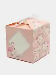 Белый коробка подарочная, складная