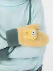 Желтый варежки детские