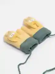 Желтый варежки детские