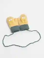 Желтый варежки детские