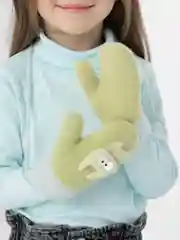 Зеленый варежки детские