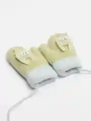 Зеленый варежки детские