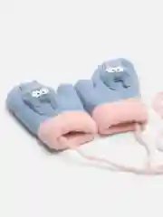 Голубой варежки детские