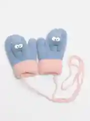 Голубой варежки детские