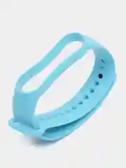 Голубой ремешок силиконовый для Xiaomi Mi Band 5, Xiaomi Mi Band 6