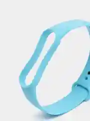 Голубой ремешок силиконовый для Xiaomi Mi Band 5, Xiaomi Mi Band 6