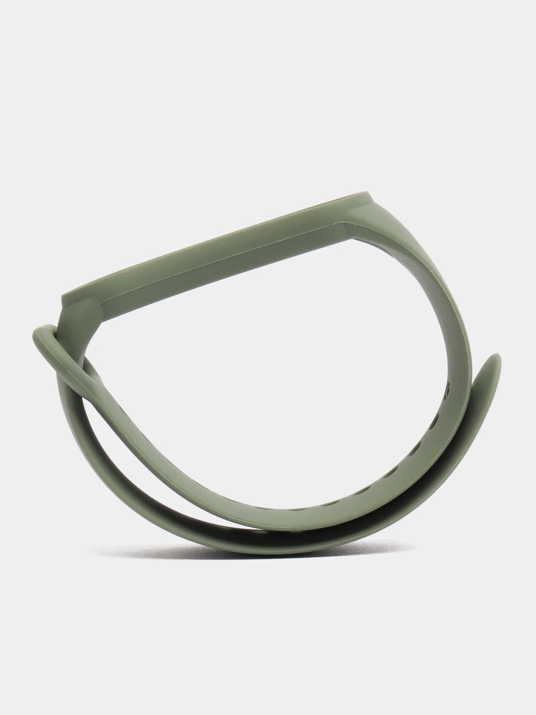Зелёный хаки ремешок силиконовый для Xiaomi Mi Band 5, Xiaomi Mi Band 6