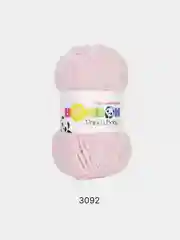 Пряжа плюшевая BonBon Panda Baby (Панда бэби), 100 г/120м, 100% полиэстер