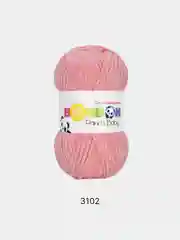 Пряжа плюшевая BonBon Panda Baby (Панда бэби), 100 г/120м, 100% полиэстер