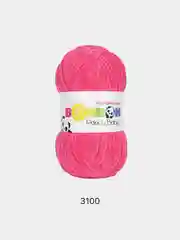 Пряжа плюшевая BonBon Panda Baby (Панда бэби), 100 г/120м, 100% полиэстер