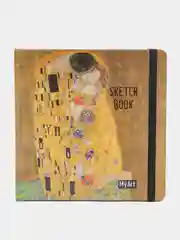 MyArt / Скетчбук/Блокнот/Квадратный скетчбук 100г/м2 Густав Климт "Поцелуй"