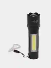 Светодиодный аккумуляторный фонарь, с USB зарядкой и зумом