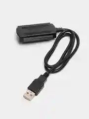 Черный кабель переходник адаптер для дисков сата SATA на USB
