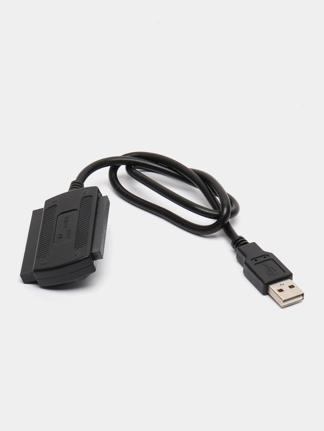 Черный кабель переходник адаптер для дисков сата SATA на USB