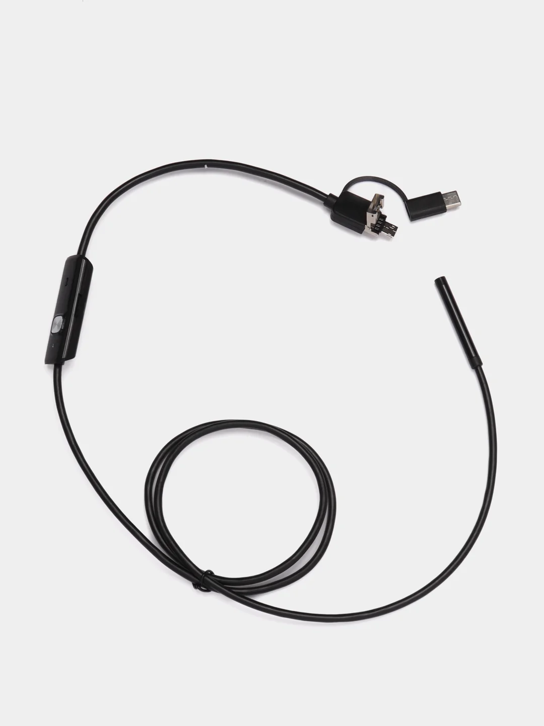 Эндоскоп водонепроницаемый с подсветкой Y102, 640x480, USB microUSB Type-C