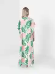 Коралловый парео пляжное, длинное