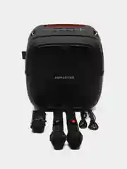 Черный портативная Bluetooth Колонка Hopestar Party One 80 Вт, с двумя беспроводными микрофонами