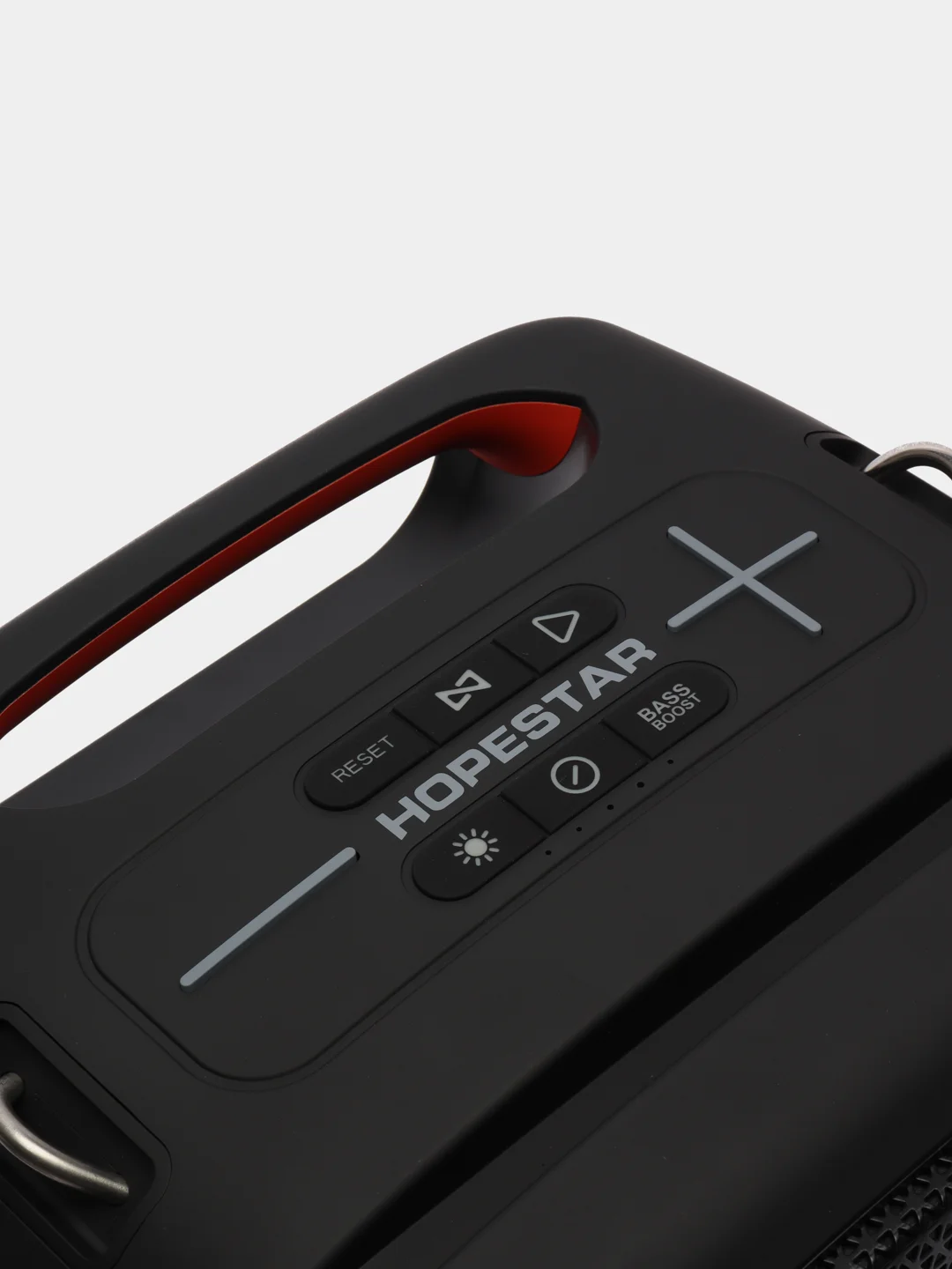 Черный портативная Bluetooth Колонка Hopestar Party One 80 Вт, с двумя беспроводными микрофонами