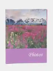 Красный фотоальбом "Микс", на 100 фото, 10 х 15, твёрдая обложка