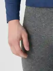 Серый кальсоны мужские с начёсом, подштанники тёплые