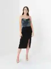 Серый топ