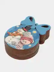 Ёлочные новогодние игрушки на ёлку в подарочной коробке, 9 штук
