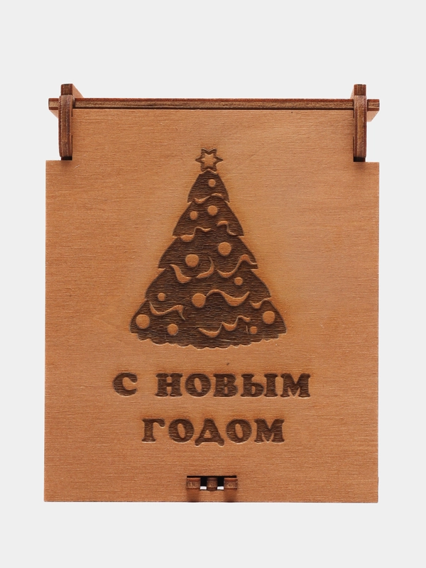 Ёлочные новогодние игрушки в подарочной коробке, декупаж и творчество