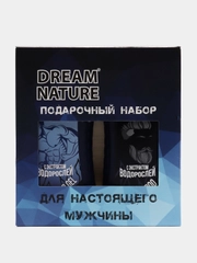 Подарочный набор для мужчины Шампунь  для волос и гель для душа с экстрактом водорослей