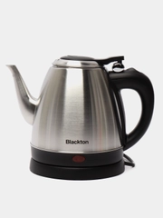 Чайник электрический Blackton Bt KT1802S, стальной, 1.2 л, 1500Вт, БЫСТРЫЙ НАГРЕВ
