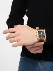 Коричневый мужские наручные, кварцевые часы OLEVS, влагозащитные
