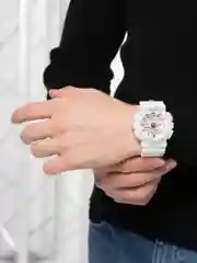 Белый наручные электронные спортивные часы OLEVS