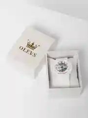 Белый наручные электронные спортивные часы OLEVS