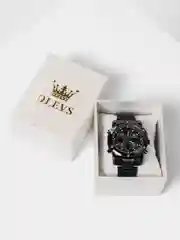 Черный наручные электронные часы OLEVS