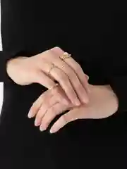 Золотой набор колец / кольцо