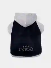 Толстовка из велюра с капюшоном для собак р. 20 (графит)  Osso-Fashion