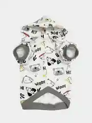Футболка с капюшоном для собак "Собачки" р.20  Osso-Fashion