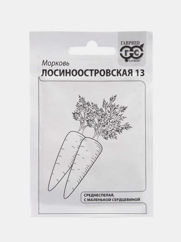 Семена морковь "Лосиноостровская 13" среднеспелая, 2 г