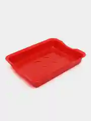 Туалет для кошек, лоток с сеткой Лапсик красный для котят, мелких собак