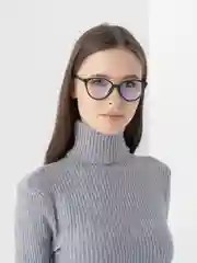 Угольный имиджевые очки MIRSEE без диоптрий, прозрачные, унисекс