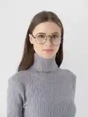 Черный круглые, прозрачные имиджевые очки MIRSEE