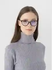 Черный имиджевые очки MIRSEE без диоптрий, прозрачные, унисекс