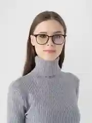 Черный имиджевые очки MIRSEE, прозрачные без диоптрий